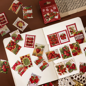 Strawberry Stickers 46 Pcs bullet journal planner sticker