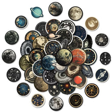 Load image into Gallery viewer, cosmos-sticker-pack-50pcs bullet journal hobonichi planner junk journal scrapbook journal stickers