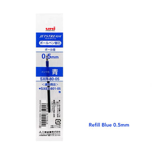 unibazl jetstream multi pen refill blue 0.5mm