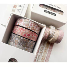 Load image into Gallery viewer, Washi Tape 8 Pack | Retro Flowers