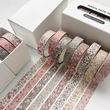 Load image into Gallery viewer, Washi Tape 8 Pack | Retro Flowers