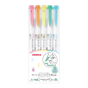 zebra mildliner brush pens green pack bullet journal highlighter