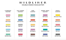 Load image into Gallery viewer, Zebra Mildliner Highlighter Blue Pink Yellow Pack | 3x5 Sets 15 Colour Bundle