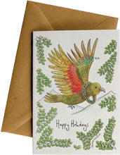 Load image into Gallery viewer, Kea Happy Holidays Card A6 Little Difference
