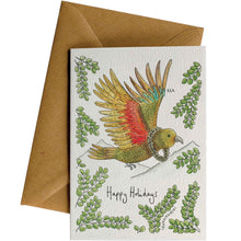 Load image into Gallery viewer, Kea Happy Holidays Christmas Card A6 Little Difference