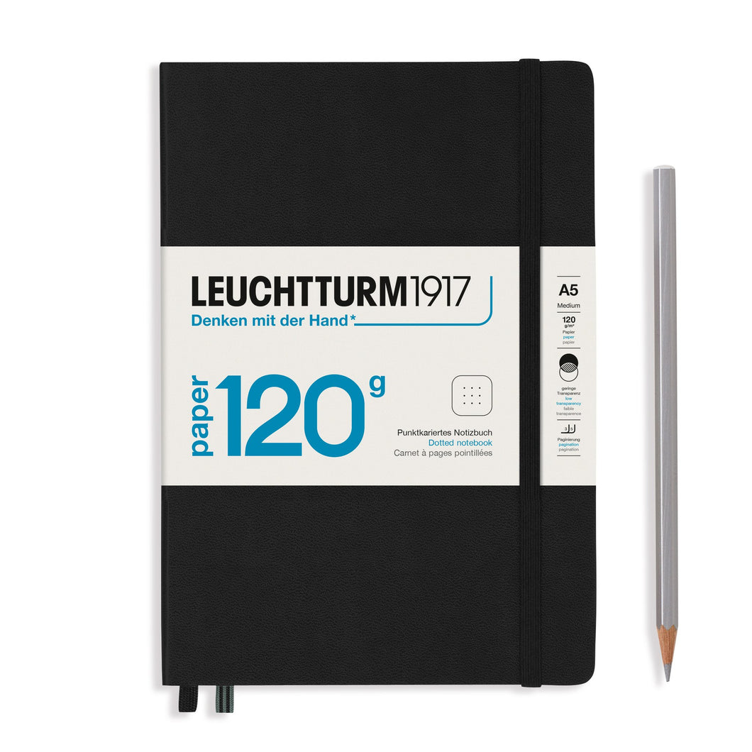 Leuchtturm1917 120gsm Edition A5 Medium Dotted Notebook new black