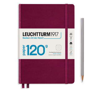 Leuchtturm1917 120gsm Edition A5 Medium Dotted Notebook new port red
