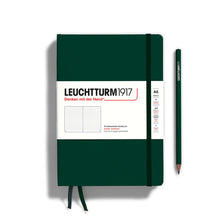 Load image into Gallery viewer, Leuchtturm1917 New Natural Colours Dotted Notebook Medium A5 Bullet Journal forest green