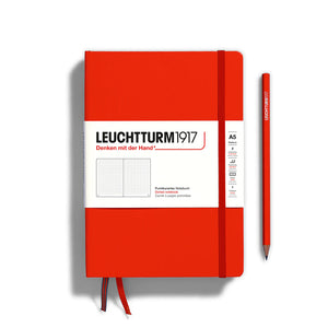 Leuchtturm1917 New Natural Colours Dotted Notebook Medium A5 Bullet Journal fox red
