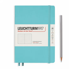 Load image into Gallery viewer, Leuchtturm1917 Dotted Notebook Medium A5 Bullet Journal New Rising Colours Aquamarine