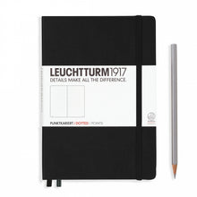 Load image into Gallery viewer, Leuchtturm1917 Dotted Notebook Medium A5 Bullet Journal Black 