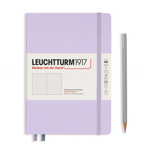 Leuchtturm1917 Smooth Colours Dotted Notebook Medium A5 Bullet Journal lilac