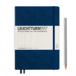 Leuchtturm1917 Dotted Notebook Medium A5 Bullet Journal Navy