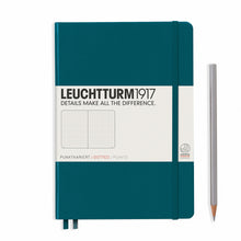 Load image into Gallery viewer, Leuchtturm1917 Dotted Notebook Medium A5 Bullet Journal Pacific Green