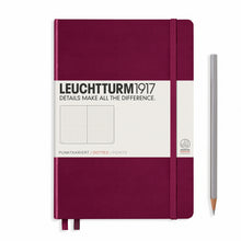 Load image into Gallery viewer, Leuchtturm1917 Dotted Notebook Medium A5 Bullet Journal Port Red