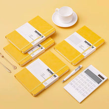 Load image into Gallery viewer, PAPERIDEAS Bullet Journal A5 Dotted Notebook Numbered Pages Yellow