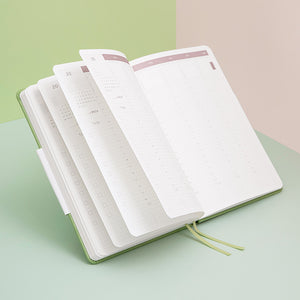 Paperideas 18 Month Timeline Weekly Planner A5 Hard Cover Notebook hobonichi