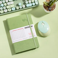 Load image into Gallery viewer, Paperideas 18 Month Timeline Weekly Planner A5 Hard Cover Notebook hobonichi avocado green