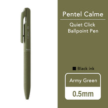 Load image into Gallery viewer, Pentel Calme Ballpoint Pen 0.5mm bullet journal hobonichi everyday writing