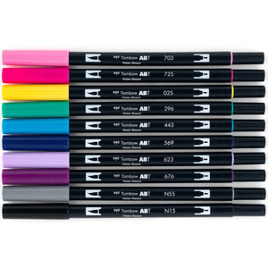 Tombow_ABT_Dual_Brush_Pen_10_Color_Set_Galaxy_new bullet journal pens