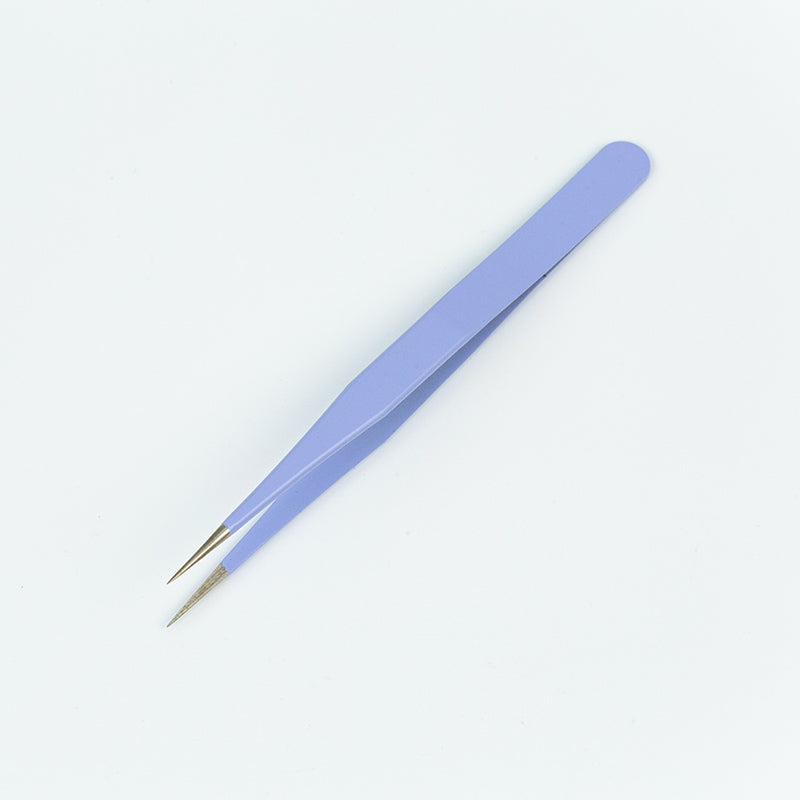 scrapbook tweezer straight point curved point bullet journal accesories craft tools purple