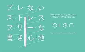 Zebra Blen Ballpoint Pen 0.5mm White Body Black Ink everyday writing