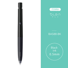 Load image into Gallery viewer, Zebra Blen Ballpoint Pen 0.5mm black Ink everyday writing