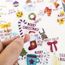 Load image into Gallery viewer, Christmas Stickers merry Christmas laptop sticker 40pcs