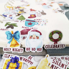 Load image into Gallery viewer, Christmas Stickers ho ho ho holy night