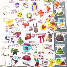 Load image into Gallery viewer, Christmas Stickers bullet journal scarpbooking laptop sticker 40pcs
