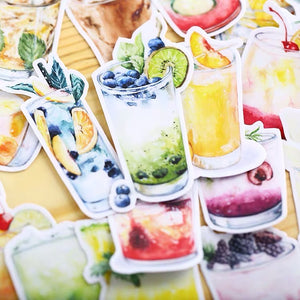 Cocktail Drink Stickers 20Pcs Bullet Journal Scrapbooking stickers 