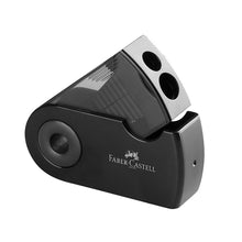 Load image into Gallery viewer, Faber-Castell Pencil Sharpener Sleeve Twin Sharpening Box Black