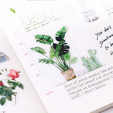 Load image into Gallery viewer, Plant and Decor Bullet Journal Stickers 28Pcs Monstera