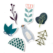 Load image into Gallery viewer, Bullet journal stickers nordic style animals and plants