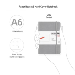 Paperideas A6 Hard Cover Notebook mini notebook scrapbooking small planner