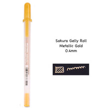 Load image into Gallery viewer, Sakura Gelly Roll gold 0.4mm