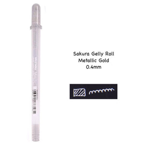 Sakura Gelly Roll silver 0.4mm