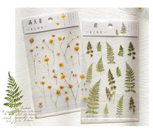 Load image into Gallery viewer, Fern Stickers 1 Sheet Baby&#39;s Breath Stickers PET Bullet Journal