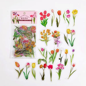 Tulip Flower Stickers bullet journal scrapbooking stickers