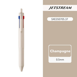 unibazl jetstream multi pen 3 colours bullet journal hobonichi writing pen champagne 0.5mm