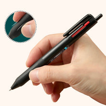 Load image into Gallery viewer, unibazl jetstream multi pen 3 colours bullet journal hobonichi writing pen black